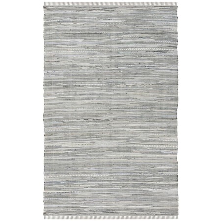 Safavieh 12 x 18 ft. Rag Rug Hand Loomed Rectangle Area Rug, Grey RAR121A-1218